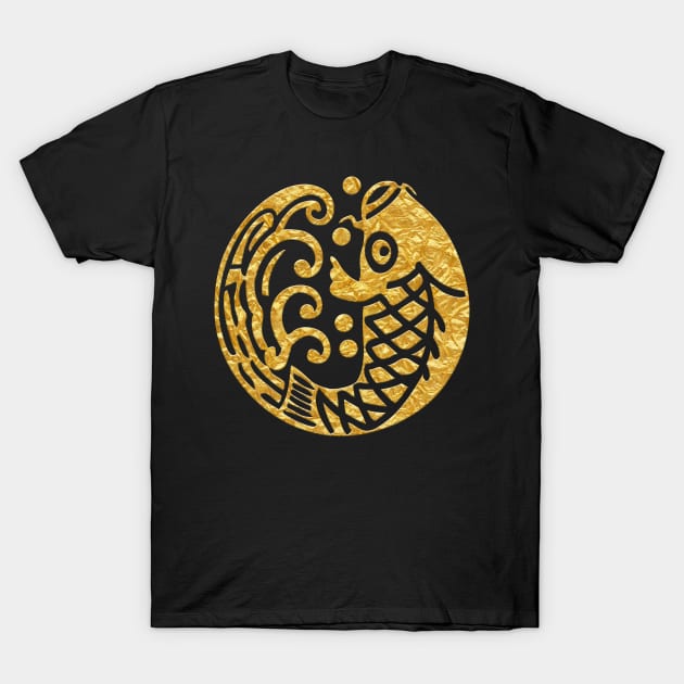 Japanese Mon Nami ni Koi T-Shirt by Takeda_Art